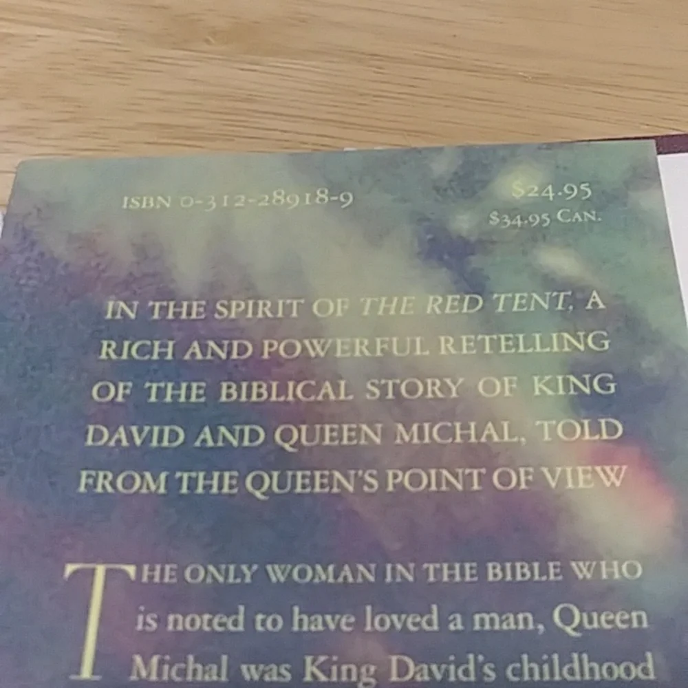Bible Based Novel  Queen Maker - About King David  and Queen Michal